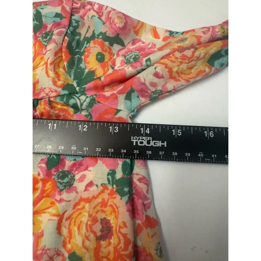 Matilda Jane Girls Floral Ruffle Nightgown Shift Dress Size 4
